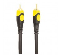 Кабель мультимедійний 1xRCA M to 1xRCA M 1.5m PowerPlant (CA911721)