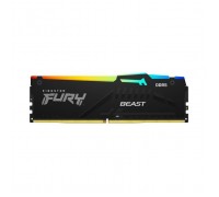 Модуль пам'яті для комп'ютера DDR5 16GB 5600 MHz Beast RGB AM5 Black Kingston Fury (ex.HyperX) (KF556C36BBEA-16)