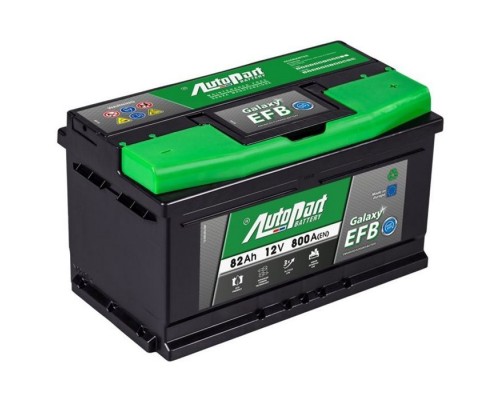 Акумулятор автомобільний AutoPart 82 Ah/12V Autopart Galaxy EFB_Start-Stop (ARL082-EFB)