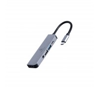 Концентратор Cablexpert USB-C 5-in-1 (hub/HDMI/PD/audio 3.5mm) (A-CM-COMBO5-02)