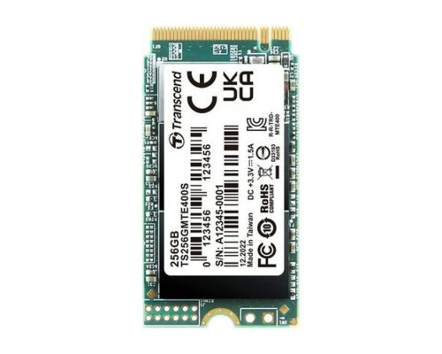 Накопичувач SSD M.2 2242 256GB Transcend (TS256GMTE400S)