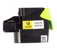 Картридж PowerPlant Lexmark CX410de YL (CX410/CX510) чип (PP-TFL288Y)