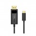 Кабель мультимедійний USB-C to DisplayPort M 1.8m 4K60Hz Choetech (XCP-1801BK)