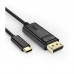 Кабель мультимедійний USB-C to DisplayPort M 1.8m 4K60Hz Choetech (XCP-1801BK)