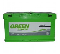 Акумулятор автомобільний GREEN POWER Standart 100Ah Ев (-/+) (840EN) (22364)