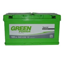Акумулятор автомобільний GREEN POWER Standart 100Ah Ев (-/+) (840EN) (22364)
