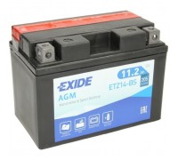 Акумулятор автомобільний EXIDE AGM 11,2Ah (+/-) (205EN) (ETZ14-BS)