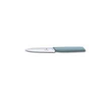Кухонний ніж Victorinox Swiss Modern Paring Serrate 10см Blue (6.9006.10W21)