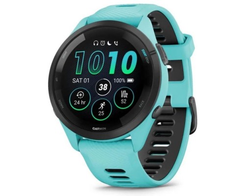 Смарт-годинник Garmin Forerunner 265, Aqua, GPS (010-02810-12)