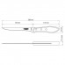 Кухонний ніж Tramontina Barbecue Polywood Fillet 152 мм Червоне Дерево (21188/176)