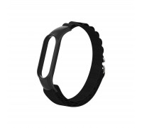 Ремінець до фітнес браслета Armorstandart AlpinaStyle Band для Xiaomi Mi Band 7/6/5/4 Black (ARM64987)