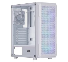 Корпус для ПК 2E Gaming Hexagon G338W, без БЖ, 2xUSB 3.0, 1xUSB Type-C, 1x120mm, 3x120mm ARGB, TG Side Panel, AT (2E-G338W)