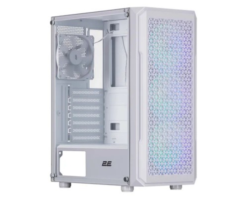 Корпус для ПК 2E Gaming Hexagon G338W, без БЖ, 2xUSB 3.0, 1xUSB Type-C, 1x120mm, 3x120mm ARGB, TG Side Panel, AT (2E-G338W)