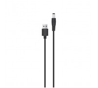 Кабель живлення Piko Кабель живлення ACCLAB USB to DC, 5,5х2,5 мм, 5V, 1,5A (чорний) (1283126552823)