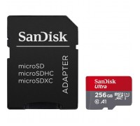 Карта пам'яті SanDisk 256GB microSDXC class 10 UHS-I Ultra (SDSQUAC-256G-GN6MA)