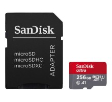 Карта пам'яті SanDisk 256GB microSDXC class 10 UHS-I Ultra (SDSQUAC-256G-GN6MA)