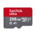 Карта пам'яті SanDisk 256GB microSDXC class 10 UHS-I Ultra (SDSQUAC-256G-GN6MA)