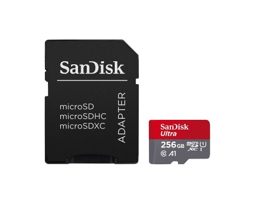 Карта пам'яті SanDisk 256GB microSDXC class 10 UHS-I Ultra (SDSQUAC-256G-GN6MA)