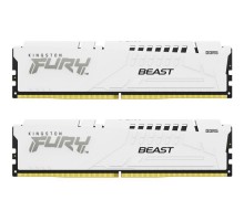 Модуль пам'яті для комп'ютера DDR5 64GB (2x32GB) 5600 MHz Beast White EXPO Kingston Fury (ex.HyperX) (KF556C36BWEK2-64)