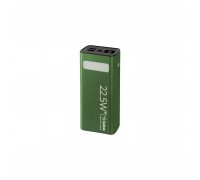 Батарея універсальна Gelius Lightstone GP-PB300 30000mAh QC+PD (22.5W) Green (00000090465)