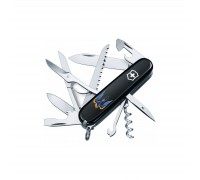 Ніж Victorinox Huntsman Ukraine 91 мм Чорний Тризуб-Ластівка (1.3713.3_T1230u)