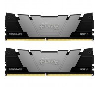 Модуль пам'яті для комп'ютера DDR4 64GB (2x32GB) 3600 MHz Renegade Black Kingston Fury (ex.HyperX) (KF436C18RB2K2/64)