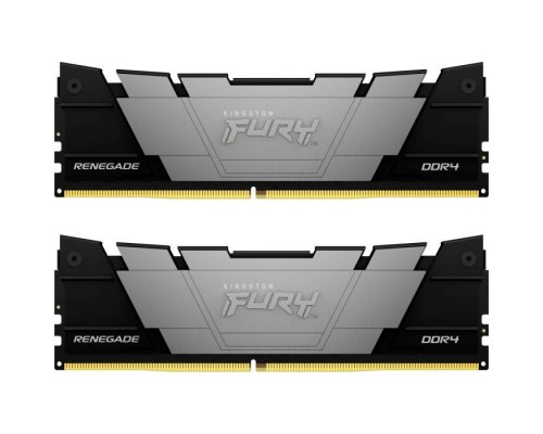 Модуль пам'яті для комп'ютера DDR4 64GB (2x32GB) 3600 MHz Renegade Black Kingston Fury (ex.HyperX) (KF436C18RB2K2/64)