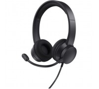 Навушники Trust Ayda USB-ENC Black (25089)