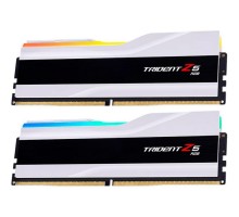Модуль пам'яті для комп'ютера DDR5 64GB (2x32GB) 6400 MHz Trident Z5 RGB Matte White G.Skill (F5-6400J3239G32GX2-TZ5RW)