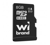 Карта пам'яті Wibrand 8GB mictoSD class 10 (WICDHC10/8GB)