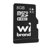 Карта пам'яті Wibrand 8GB mictoSD class 10 (WICDHC10/8GB)
