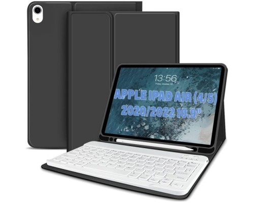 Чохол до планшета BeCover Keyboard Apple iPad Air (4/5) 2020/2022 10.9" Black (711144)
