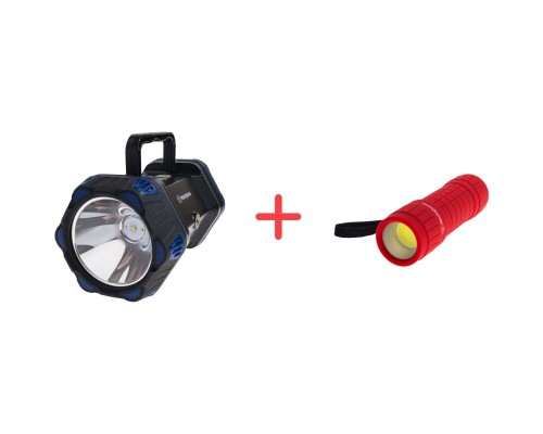 Ліхтар Westinghouse 8W LED COB WF217 з USB з функ Power Bank + подарунок WF 87-3R03PD16 red (WF217-CB-PR1)
