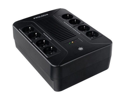 Пристрій безперебійного живлення Prologix 650VA 360W (PLP650VA8LED)