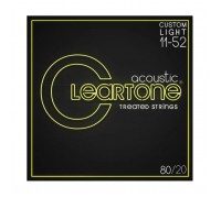 Струни для гітари Cleartone Acoustic 80/20 Bronze Ultra Light (11-52) (7611)