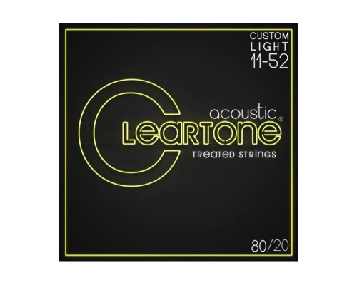 Струни для гітари Cleartone Acoustic 80/20 Bronze Ultra Light (11-52) (7611)