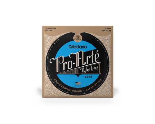 Струни для гітари D'Addario Pro-Arte 80/20 Bronze Wound Hard Tension (EJ48)