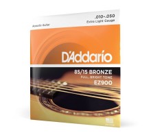 Струни для гітари D'Addario 85/15 Bronze Extra Light (10-50) (EZ900)