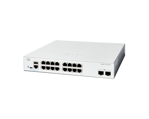 Комутатор мережевий Cisco C1300-16T-2G