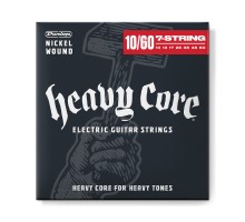 Струни для гітари Jim Dunlop Heavy Core Electric Guitar Strings 10-60 | 7-String (DHCN1060-7)