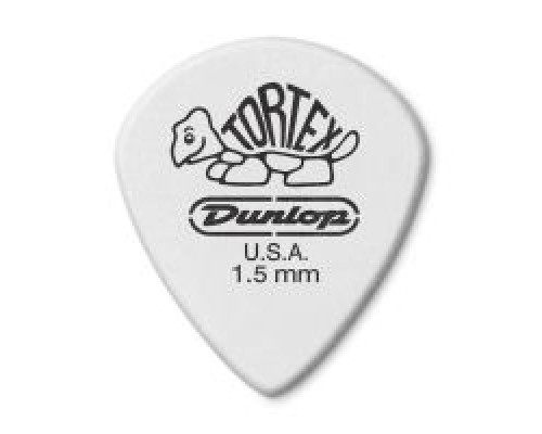 Медіатор Jim Dunlop Tortex White Jazz III Pick 1.50mm 12 шт. (478P1.5)