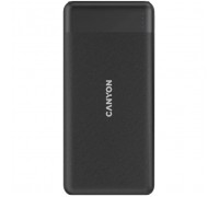 Батарея універсальна Canyon PB-109 10000 mAh PD/18W QC/3.0/20W Black (CNE-CPB1009B)