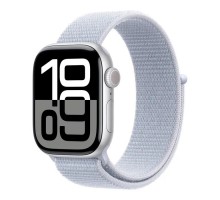 Смарт-годинник Apple Watch Series 10 GPS 42mm Silver Aluminium Case with Blue Cloud Sport Loop (MWWD3QH/A)