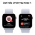 Смарт-годинник Apple Watch Series 10 GPS 42mm Silver Aluminium Case with Blue Cloud Sport Loop (MWWD3QH/A)