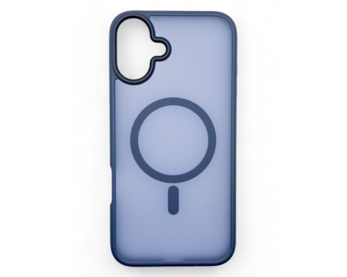 Чохол до мобільного телефона BeCover Metal Buttons Case (MagSafe) для Apple iPhone 16 Blue (712091)