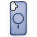 Чохол до мобільного телефона BeCover Metal Buttons Case (MagSafe) для Apple iPhone 16 Blue (712091)