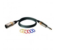 Мікрофонний кабель RockCable Microphone Cable - XLR (m) / TS Jack 1m (RCL 30381 D6 M)