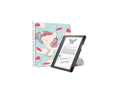 Чохол до електронної книги BeCover Ultra Slim Origami Amazon Kindle Scribe 10.2″ Unicorn (712583)