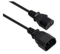 Кабель живлення C13 to C14 1.8m 0.75mm2 copper Vinga (VYPCC13141875CU)
