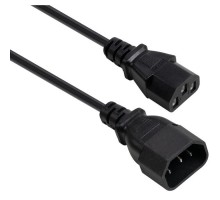 Кабель живлення C13 to C14 1.8m 0.75mm2 copper Vinga (VYPCC13141875CU)